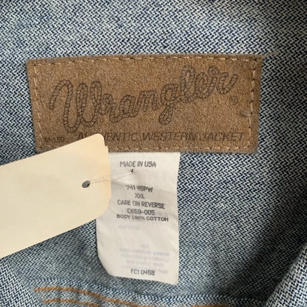 NWT Wrangler Cowboy Cut Denim Jacket XXL - Picture 5 of 5